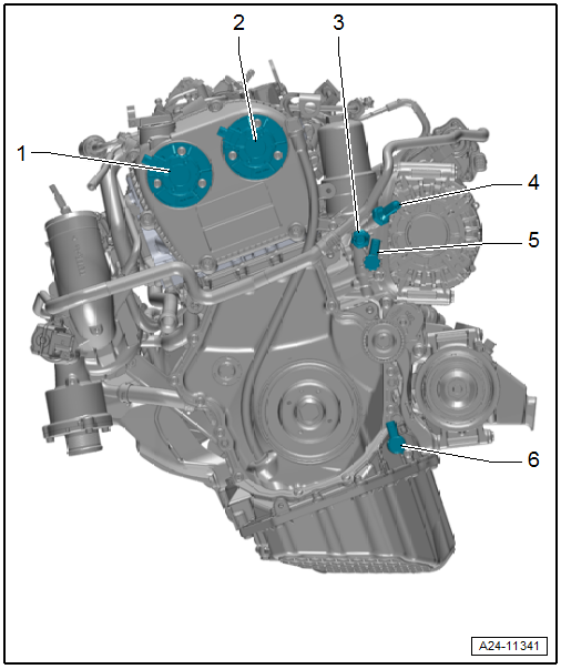 Component Location Overview - Engine Front