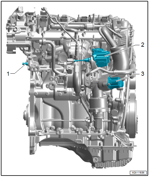 Component Location Overview - Engine Exhaust Side