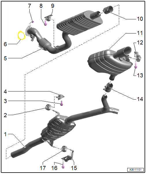 Overview - Muffler, AWD Vehicles