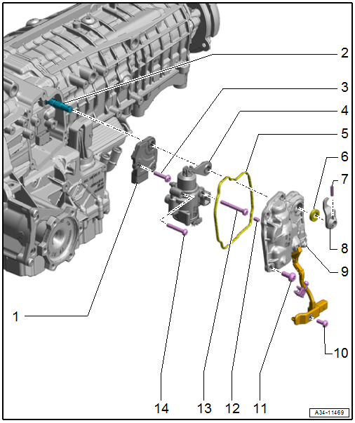 Gearshift Mechanism on Transmission