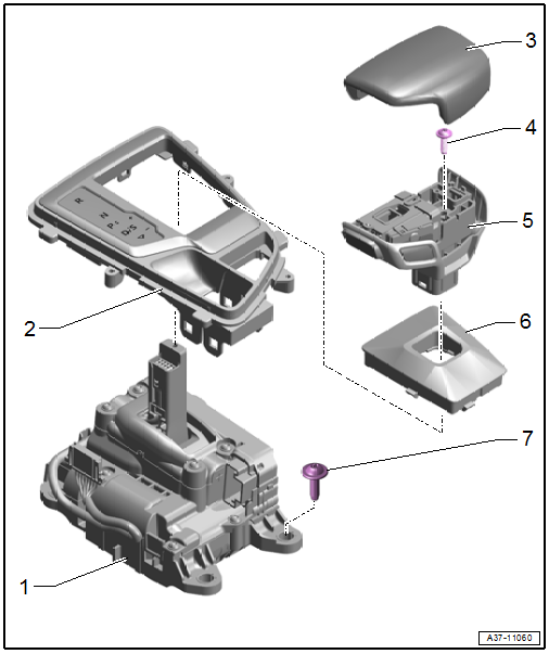 Selector Mechanism in the Vehicle Interior
