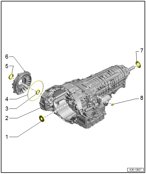 Component Location Overview - Gaskets