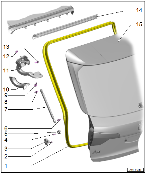 Overview - Rear Lid, Avant