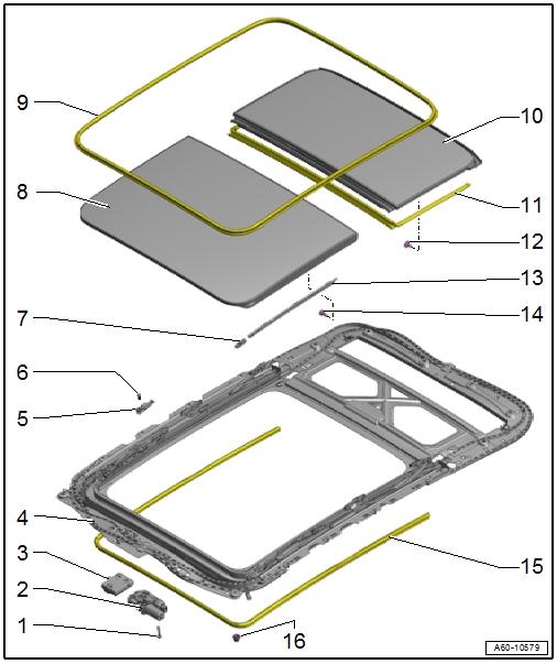 Overview - Sliding Sunroof, Avant