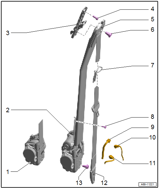 Overview - Front Three-Point Seat Belt