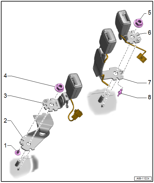 Overview - Rear Seat Belt Latch