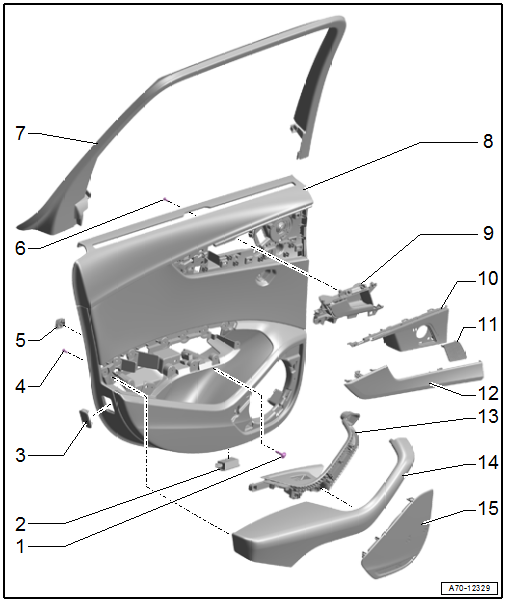 Overview - Rear Door Trim Panel