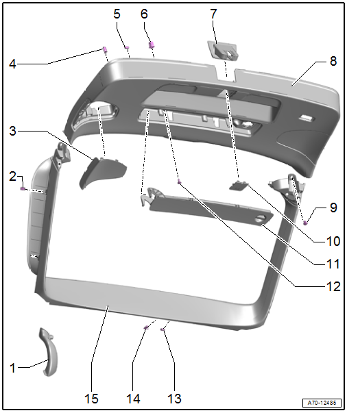 Overview - Rear Lid Trim Panel, Avant