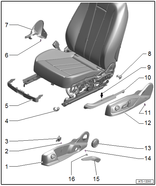 Overview - Seat Pan, Trim Panels