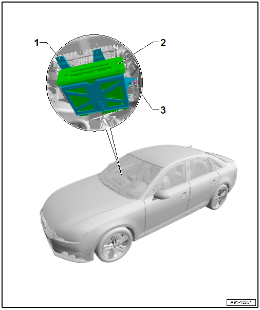 Component Location Overview - Navigation System